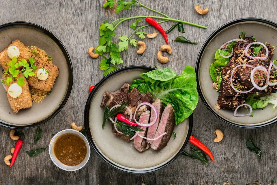 Beautifully plated signature dish